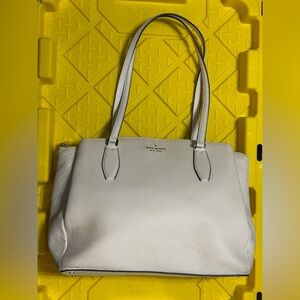 Kate Spade Cream Leather Tote